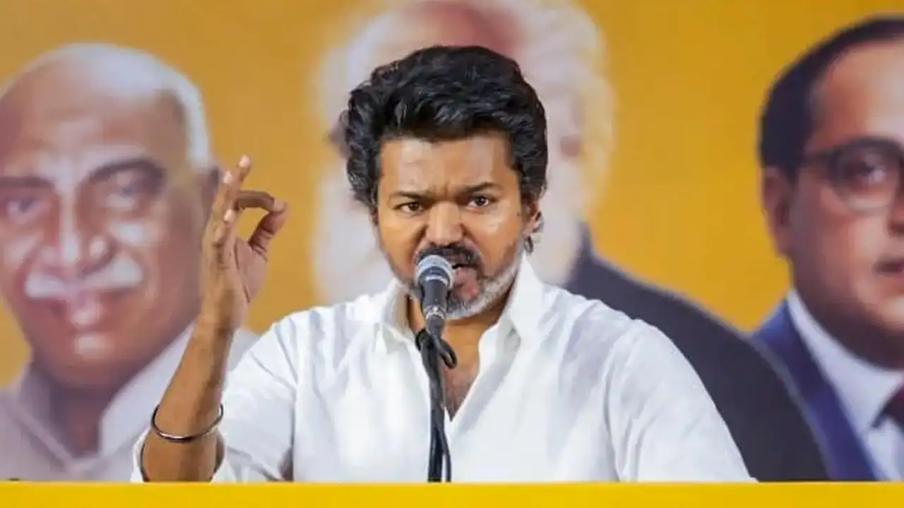 'Dignity of CM blown away': DMK takes dig at Vijay over Trisha's front-row seat at I-Day event
