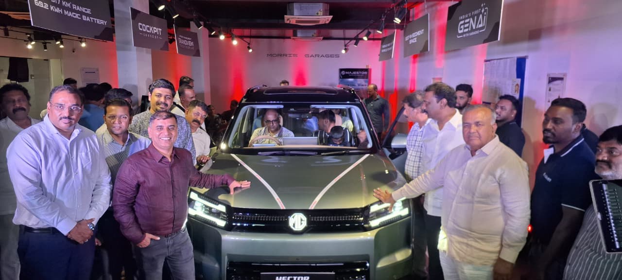 JSW MG Motor India Launches Hector Tomahawk SUV in Bengaluru with EV and PHEV Options